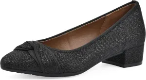 WHITE MOUNTAIN Women's Bordeaux Dressy Crisscross Block Heel