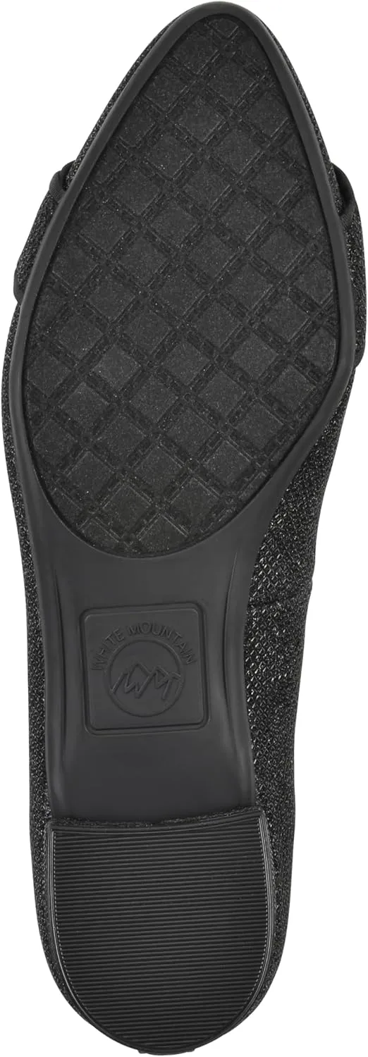 WHITE MOUNTAIN Women's Bordeaux Dressy Crisscross Block Heel