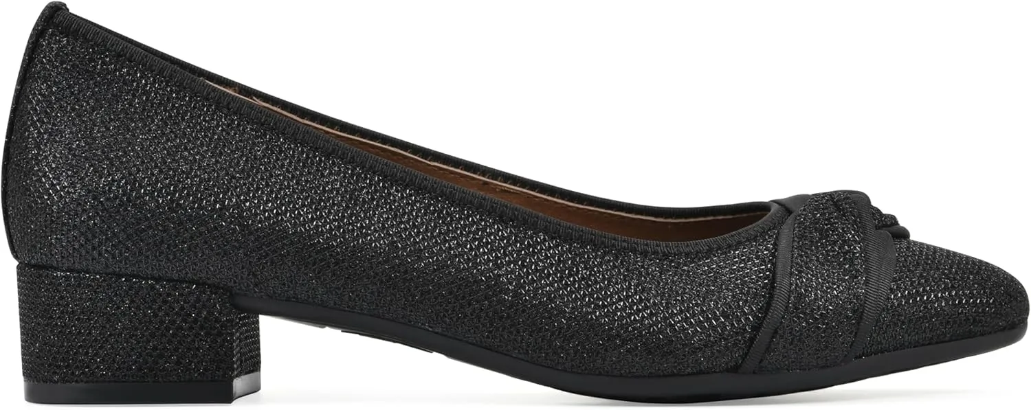 WHITE MOUNTAIN Women's Bordeaux Dressy Crisscross Block Heel
