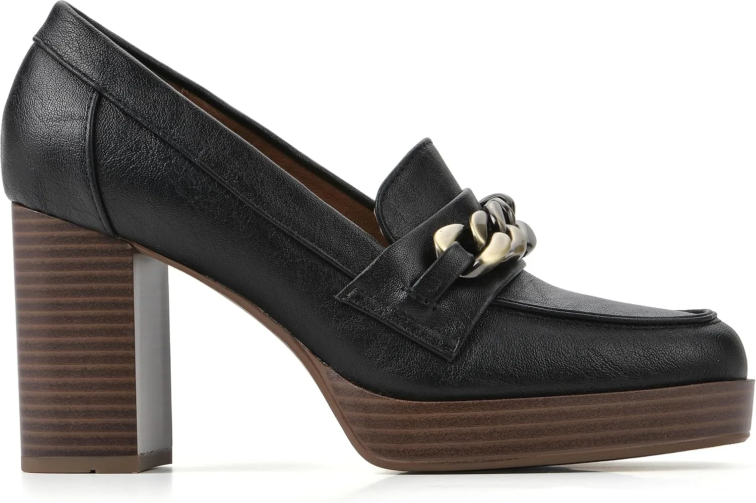 WHITE MOUNTAIN Women's Shoes Manning Platform Heel Loafer