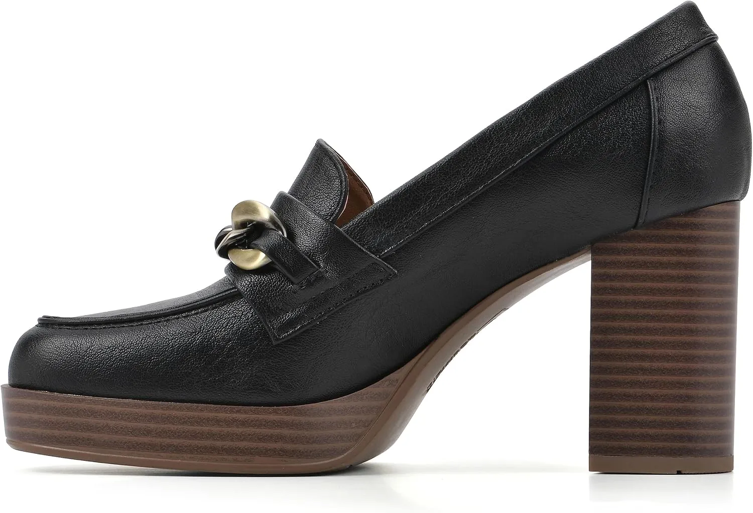 WHITE MOUNTAIN Women's Shoes Manning Platform Heel Loafer