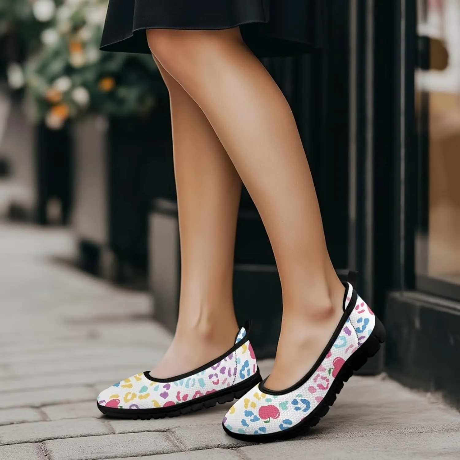 Women Casual Slip On Shoes Lightweight Flat Shoes for Women Dressy Shoes