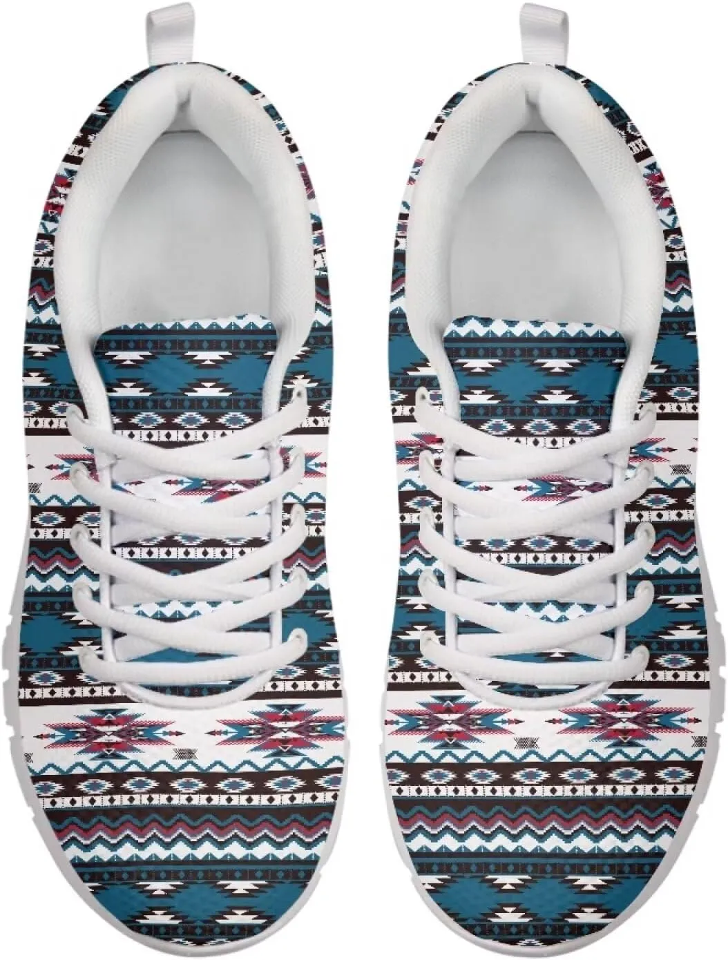 Women Fashion Sneaker Lace-Up Jogger Running Shoe Casual Walking Sneaker