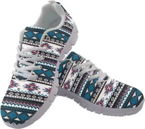 Women Fashion Sneaker Lace-Up Jogger Running Shoe Casual Walking Sneaker