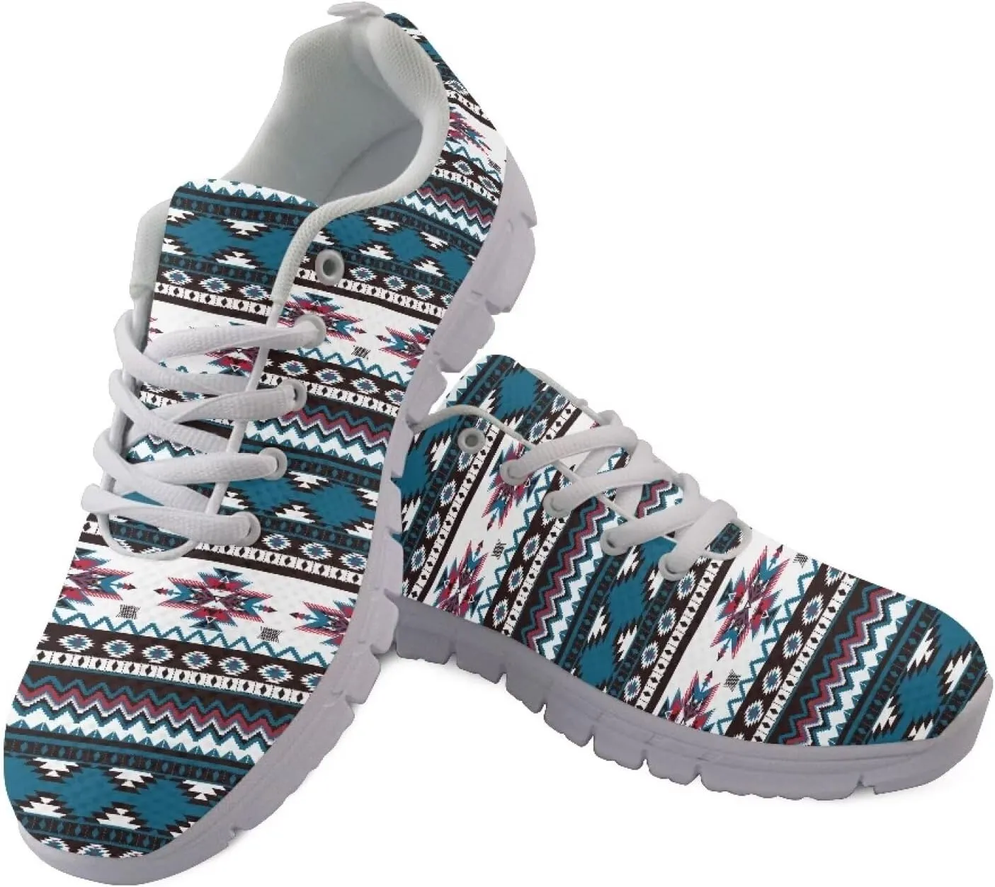 Women Fashion Sneaker Lace-Up Jogger Running Shoe Casual Walking Sneaker