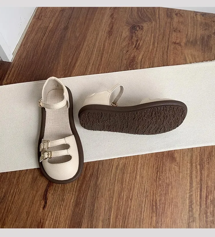 Women's Breathable Flat Closed Toe Summer Sandals