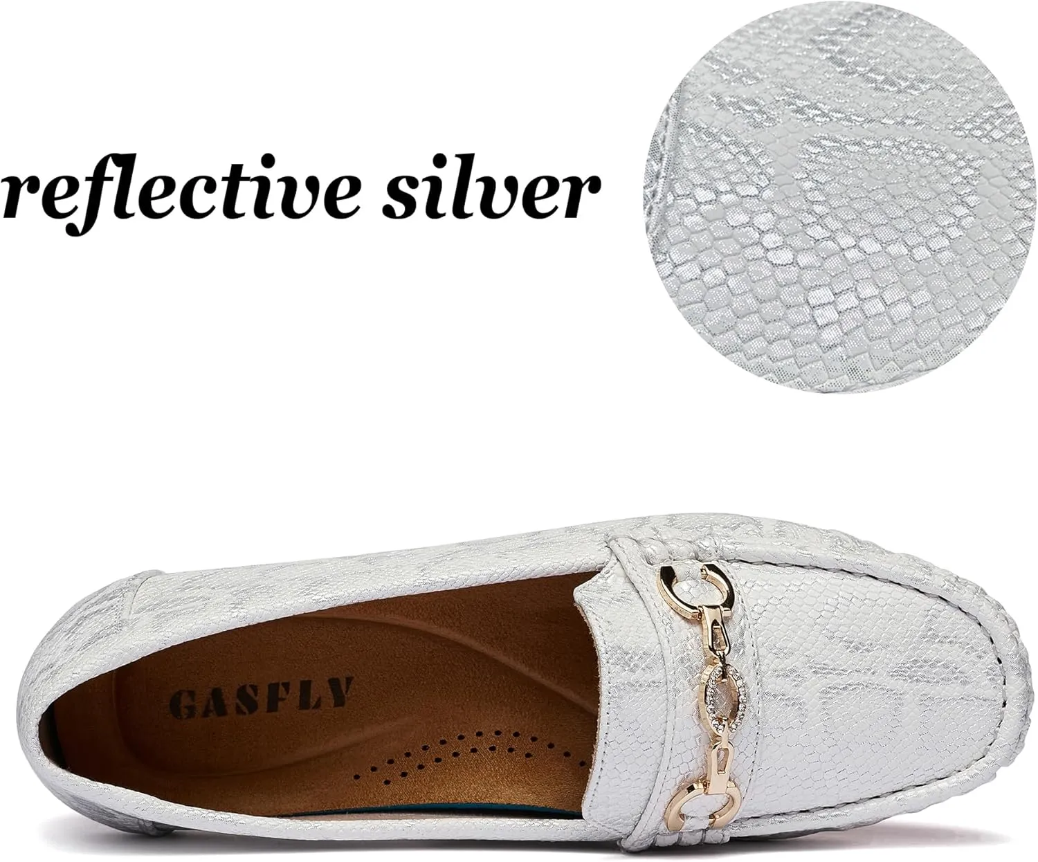 Women's Business Loafers Work Casual Flats Shoes Lightweight Penny PU Leather Slip On Walking Shoes