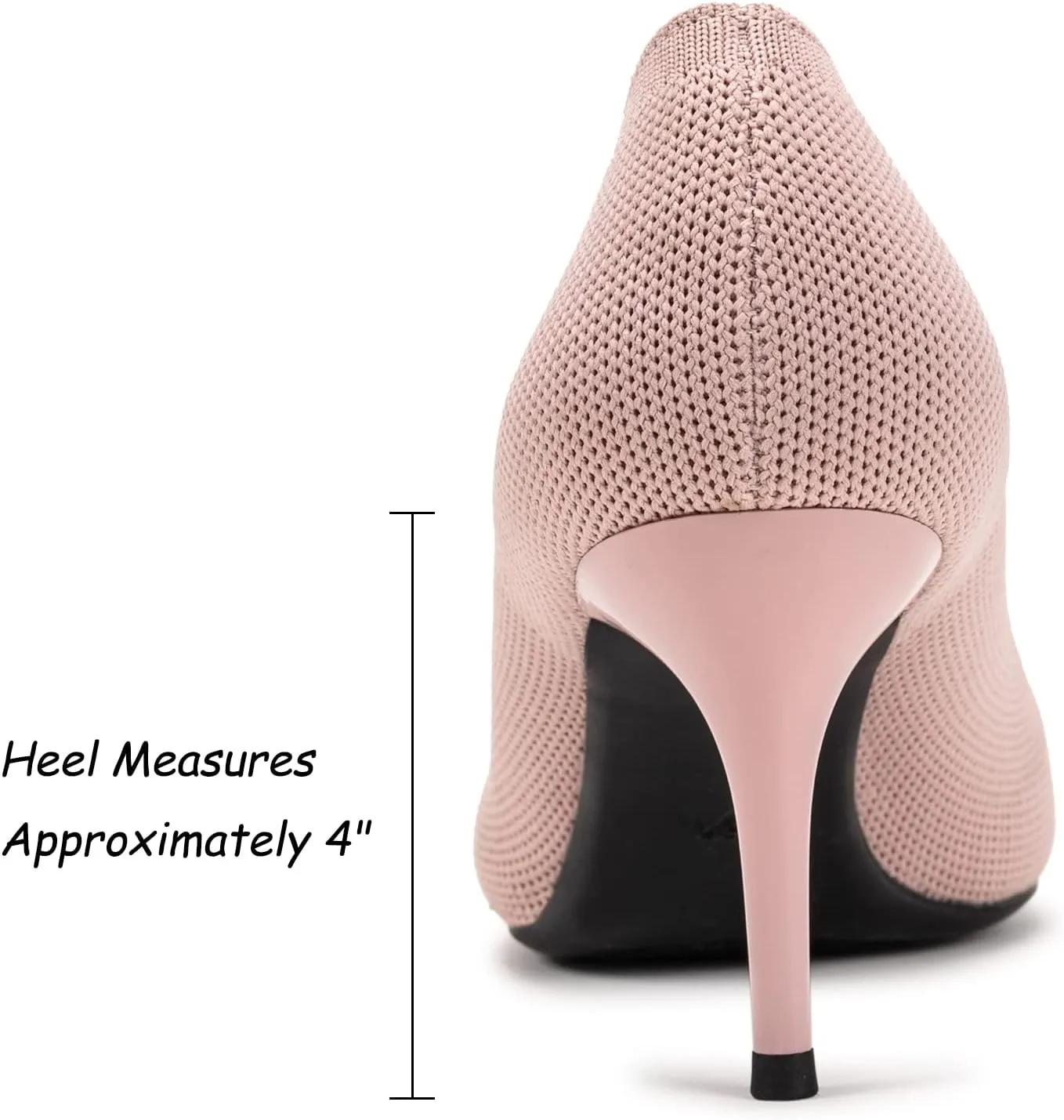 Womens Low Heel Pointed Toe Pump Shoes