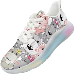 Women's Running Sneakers Lightweight Air Cushion Shoes Breathable Sports Tennis Shoes Non Slip Casual Walking Shoes US 6-11