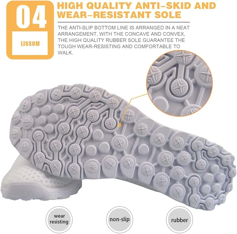 Women's Shoes Slip On Lightweight Breathable Mesh Sneakers Running Walking Shoes for Ladies Girls