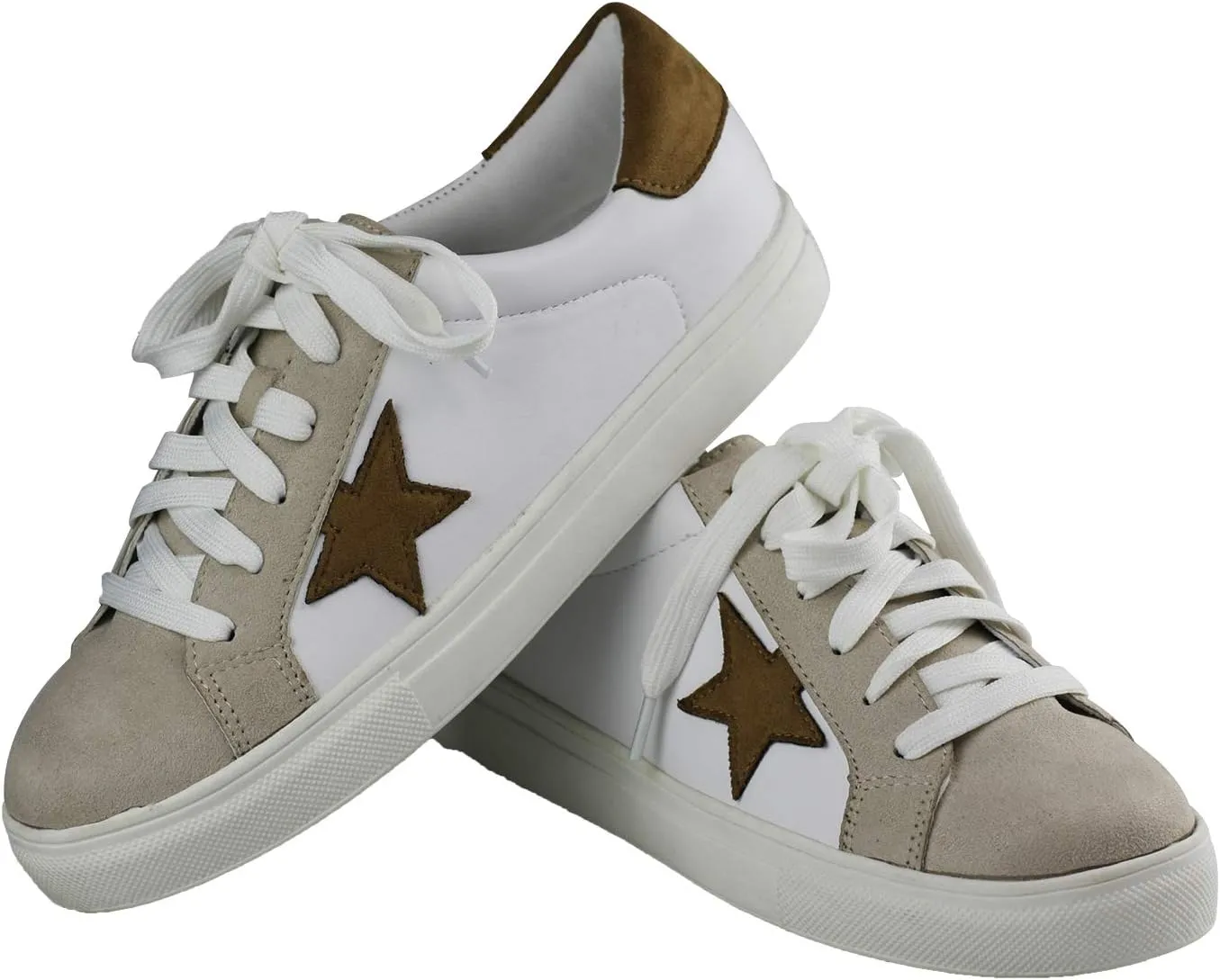 Womens Sneaker Flats Fashion Sneaker Glitter Metallic Lace Up Sparkle Slip On Street Casual Running Shoes