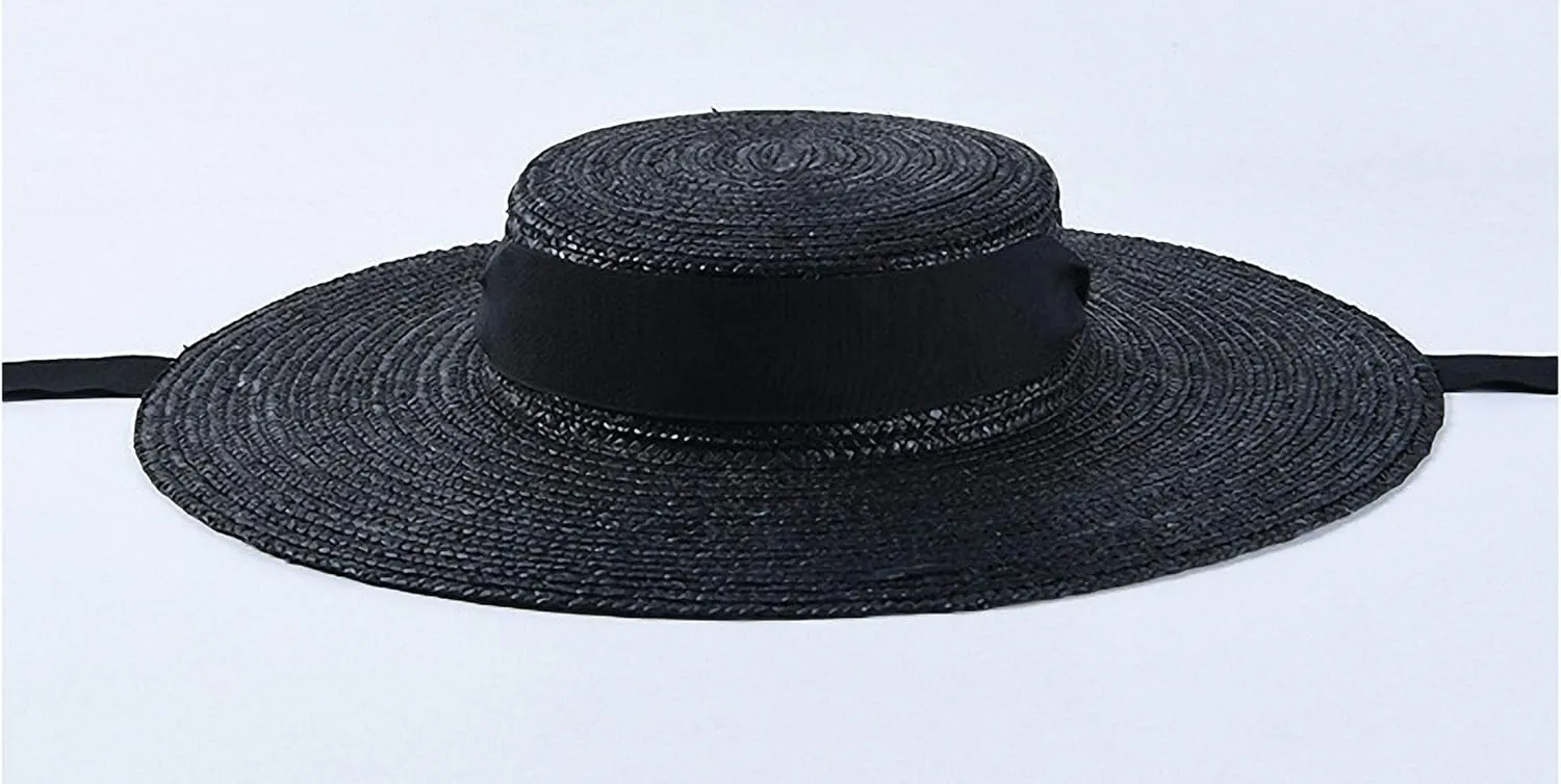 Women's Wide Brim Braided Sun Hat UPF 50  Sun Protection Floppy Summer Beach Cap Straw Hat