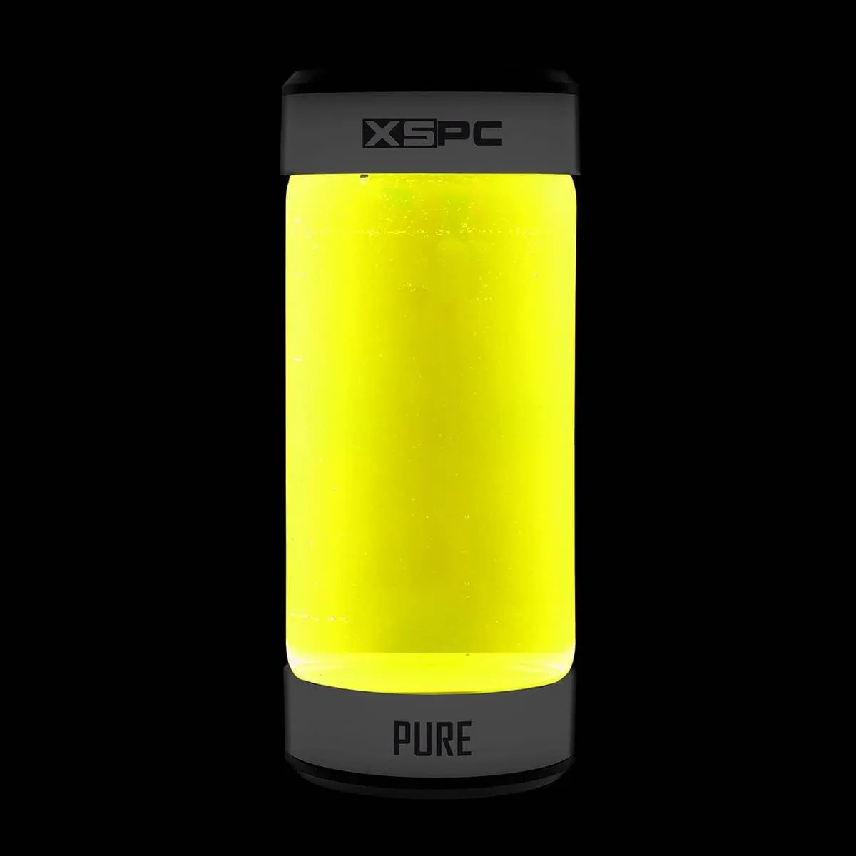 XSPC Pure Premix Distilled PC Coolant, 1 Liter, UV Yellow, 2-Pack