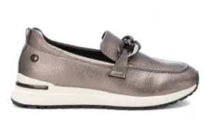 XTI Ladies Wedge Slip On Loafer Shoe 143373