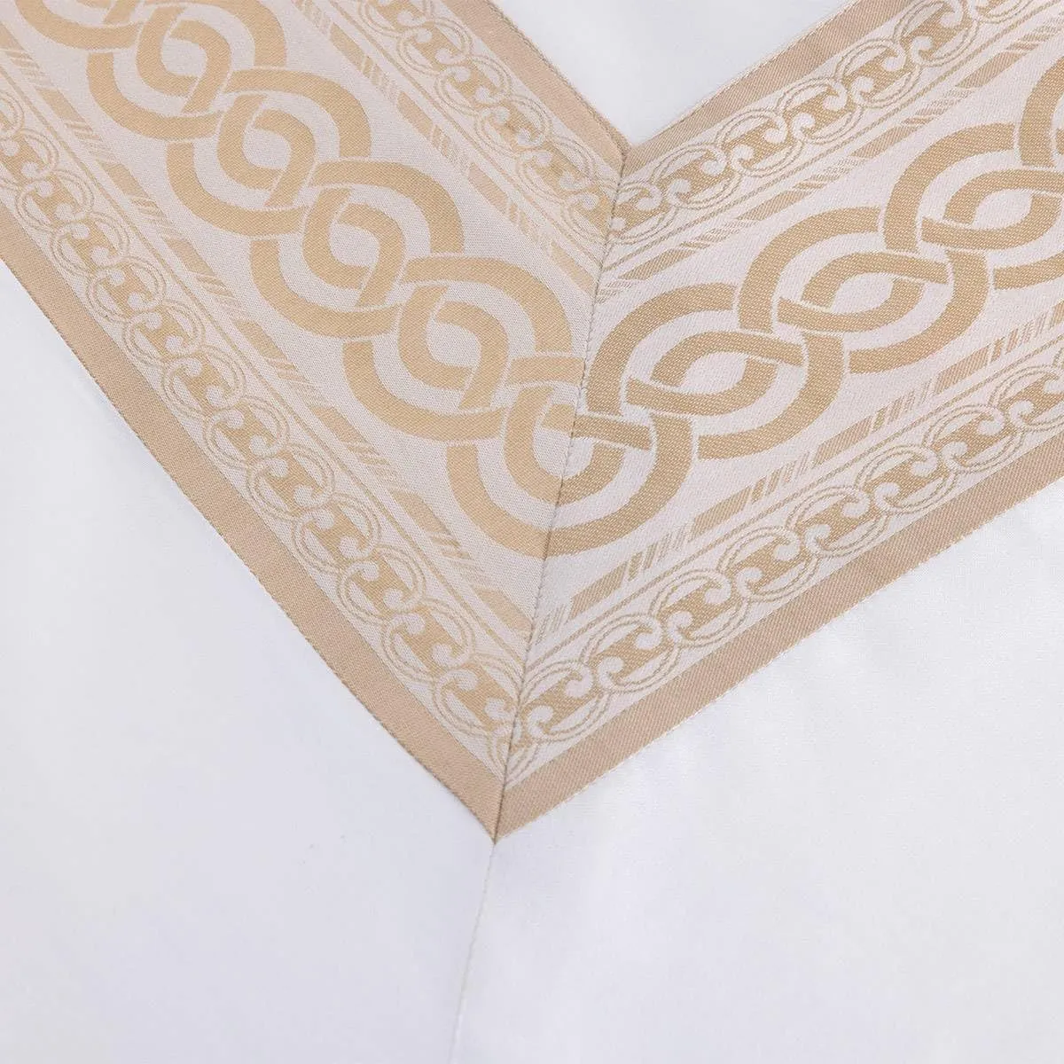 Yves Delorme Joyau Multicolor King 114 x 116 in Flat Sheet - Extra Soft and Warm Luxury Sheets, 100% Natural Organic French Bed Linens - Breathable and Durable