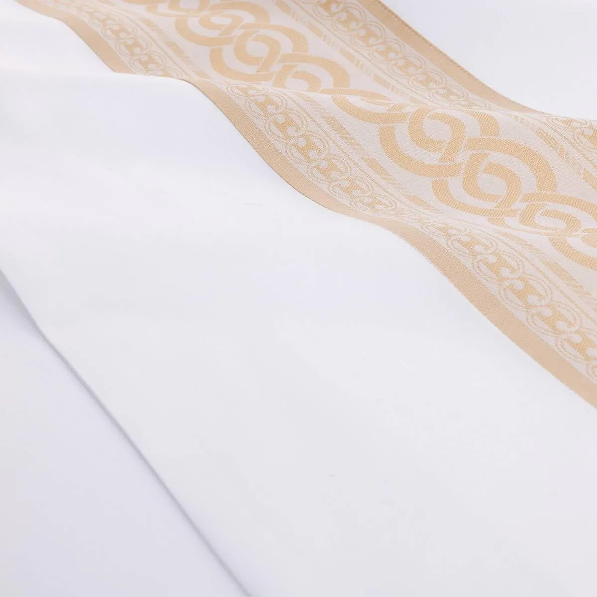 Yves Delorme Joyau Multicolor King 114 x 116 in Flat Sheet - Extra Soft and Warm Luxury Sheets, 100% Natural Organic French Bed Linens - Breathable and Durable